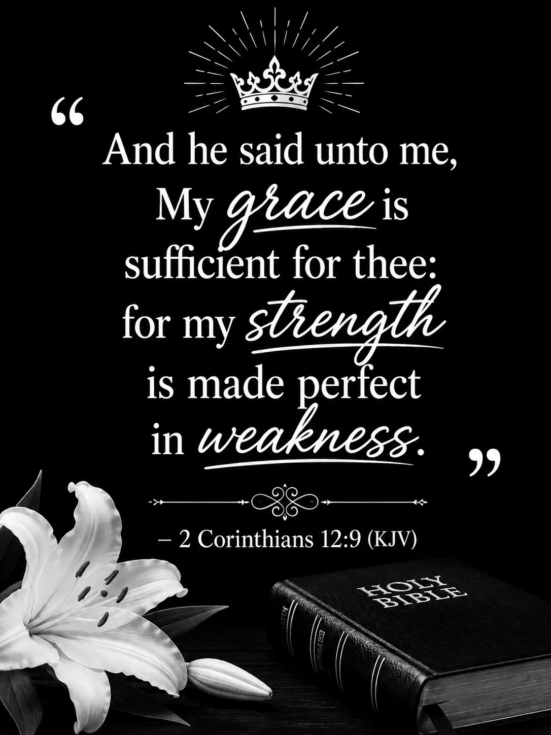 2 Corinthians 12:9