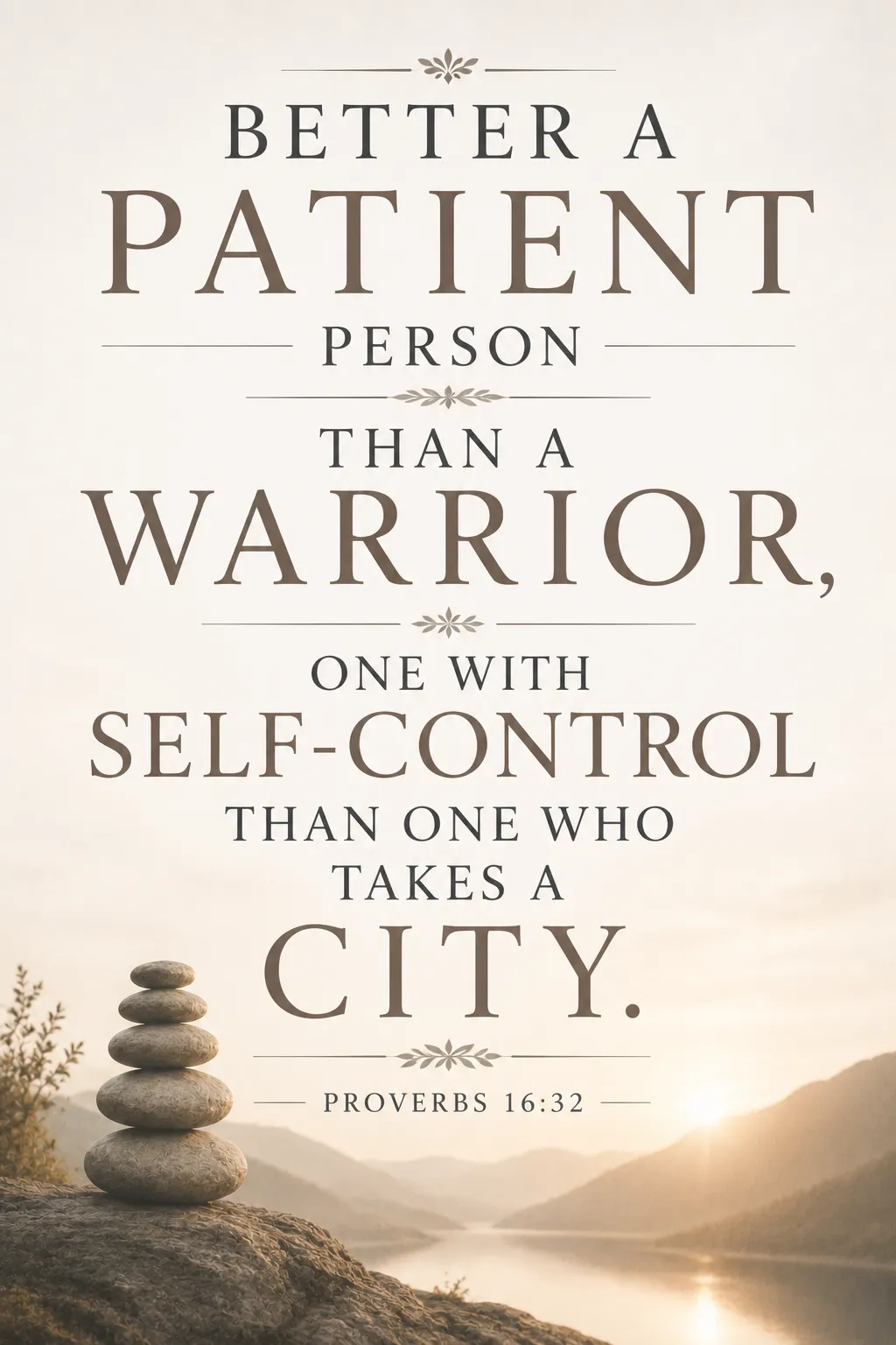 Proverbs 16:32
