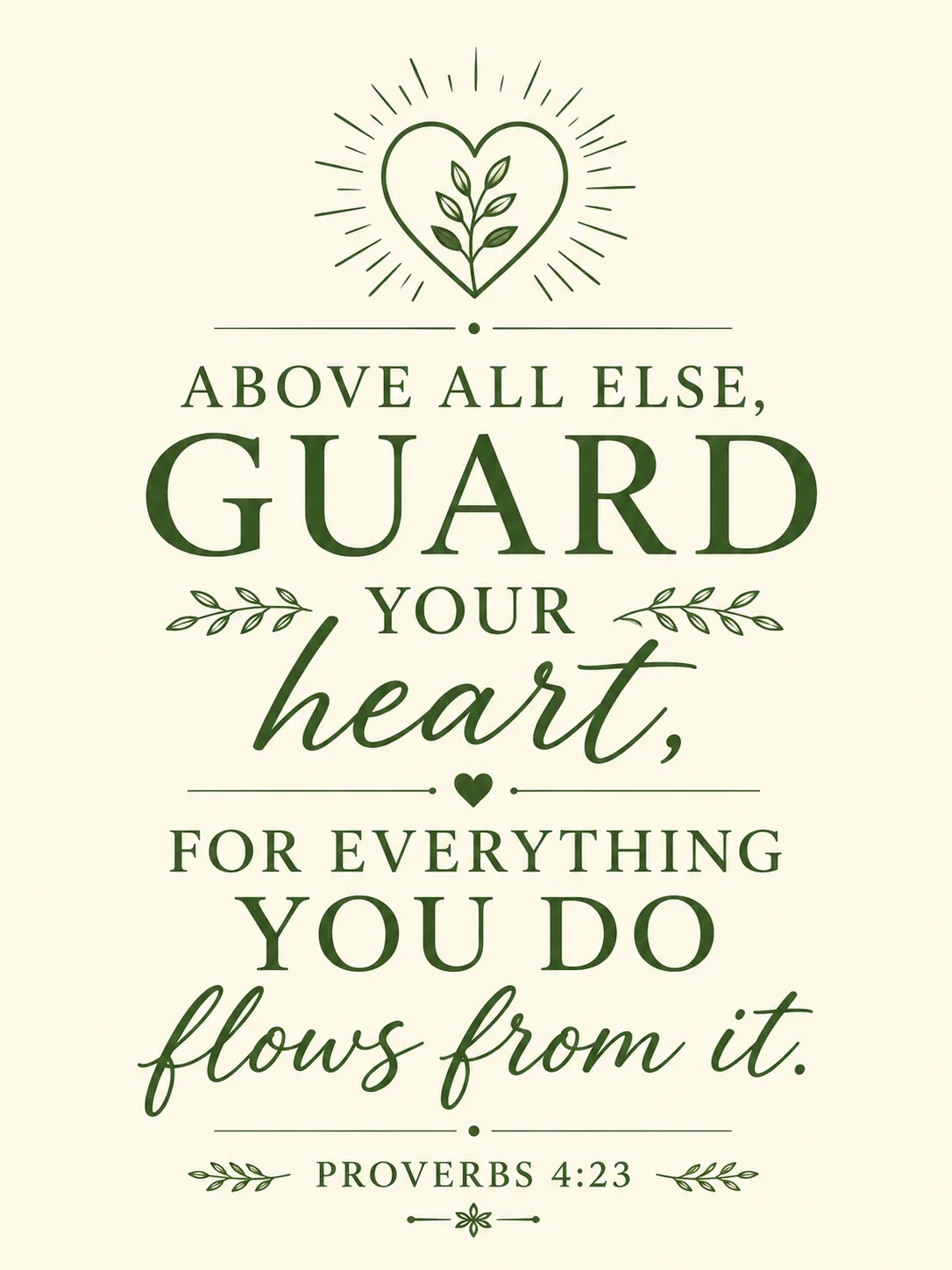 Proverbs 4:23