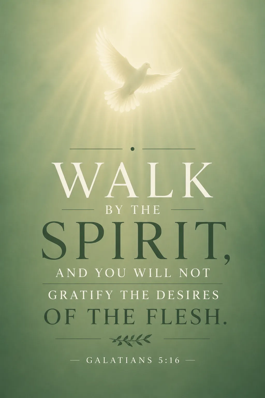 Galatians 5:16